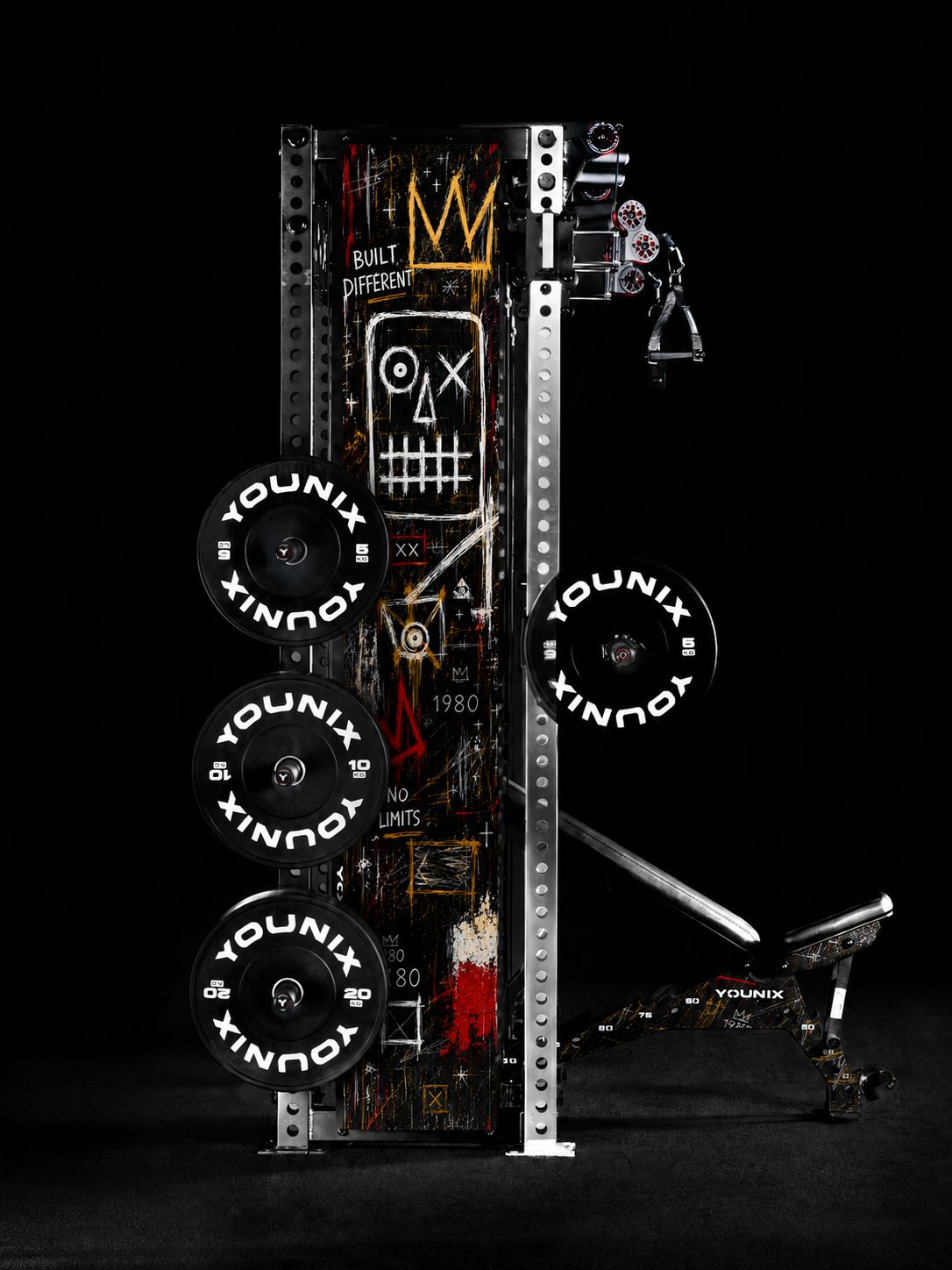 Younix Cable Art — Basquiat finish