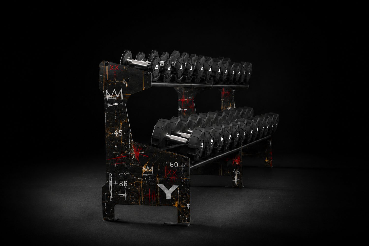 Cable Art dumbbell rack